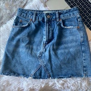 Top Shop Moro Jean denim skirt size 2